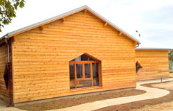 Les cabanes de l'École Condorcet à Villeneuve Saint Georges